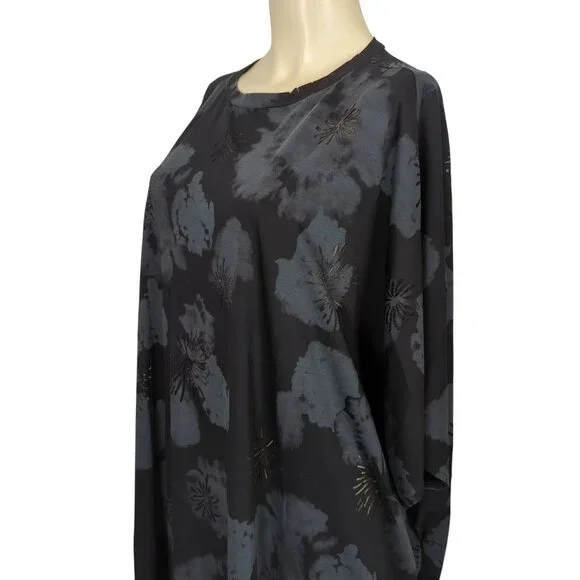 TOV Los Angeles Black Gray 42 sz 12Dress Kaftan Maxi Boho Dress